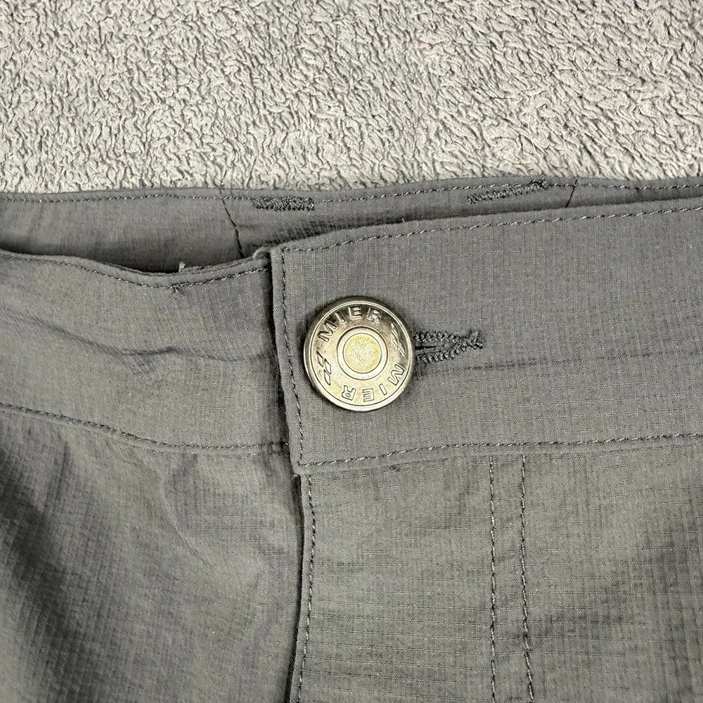 MIER Flex Waist Stretch‎ Nylon Cargo Shorts. Gray, Men's Size 38 Fishing Hiking*